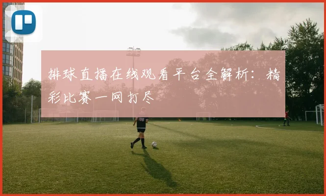 排球直播在线观看平台全解析:精彩比赛一网打尽